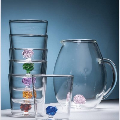Set 6 Bicchieri “Il Nodo dell’Amore” Onlylux in Vetro...