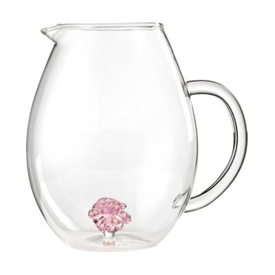 Brocca “Il Nodo dell’Amore” Rosa Onlylux in Vetro...