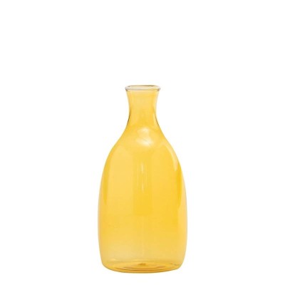 Un Fiore Vaso 35 cl Zafferano in Vetro Borosilicato