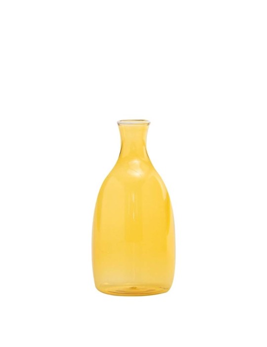 Un Fiore Vaso 35 cl Zafferano in Vetro Borosilicato