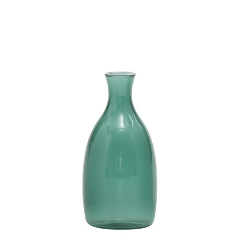 Un Fiore Vaso 35 Verde Lago Zafferano in Vetro Borosilicato