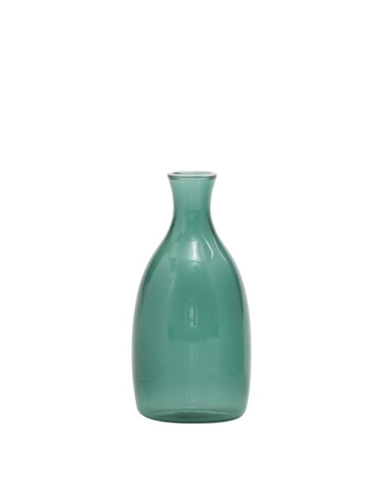 Un Fiore Vaso 35 Verde Lago Zafferano in Vetro Borosilicato