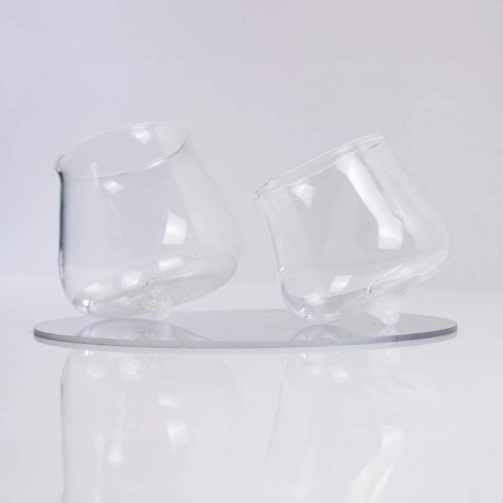 Zafferano Set di 6 tumbler Pirolo bianchi da 40 cl