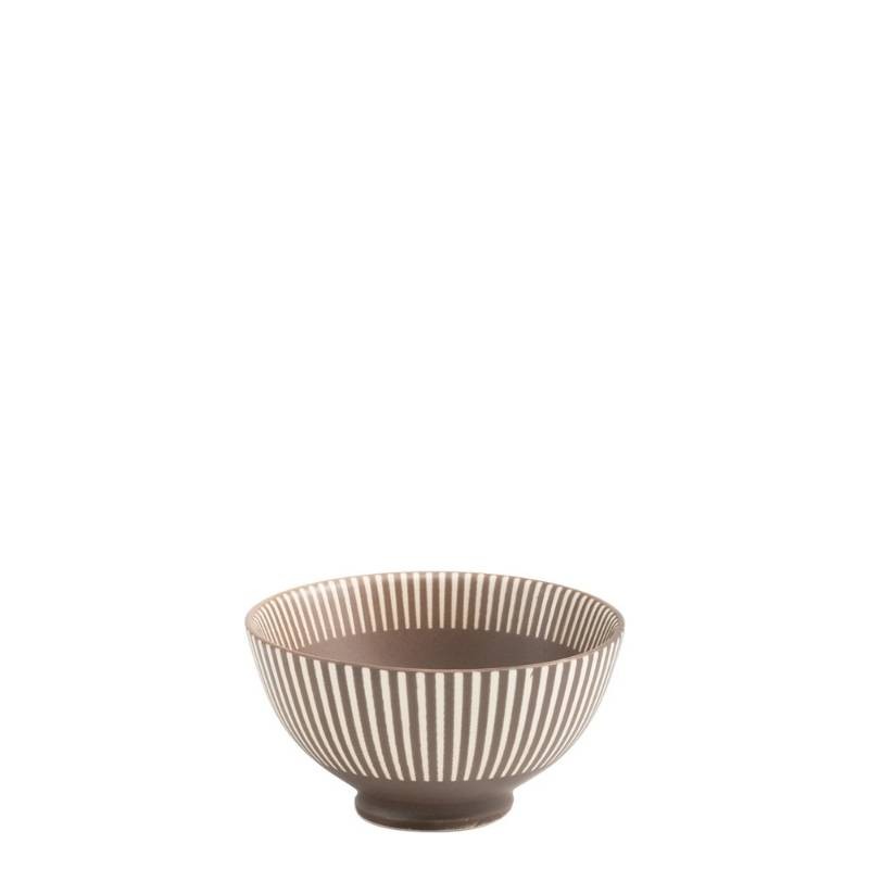 SET 6 BOWL LEVANTE MICRO Zafferano Marrone – Ciotoline in Porcellana Matt