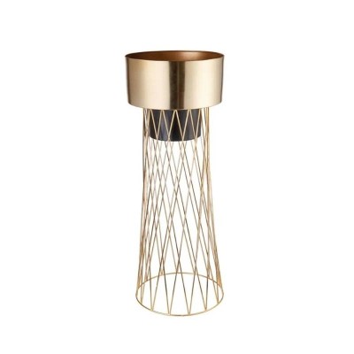 Cache-pot Grande in Metallo Dorato – Vaso Design Elegante...