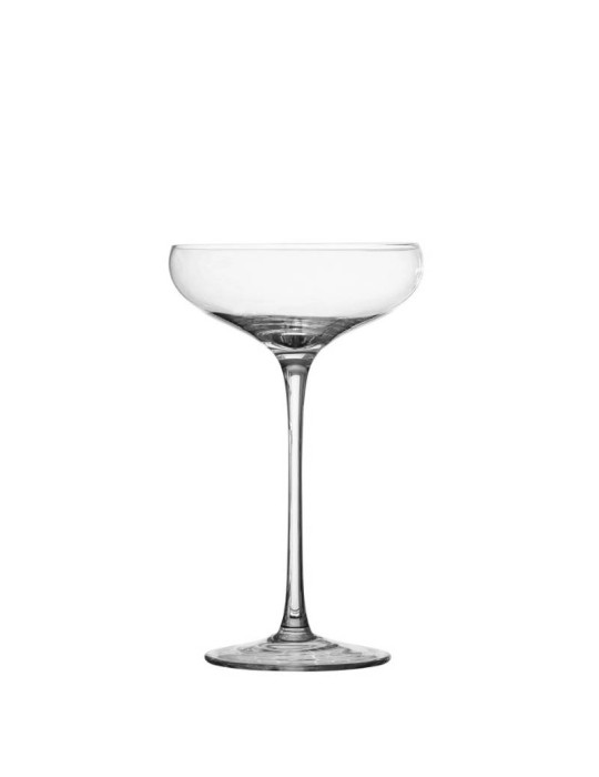 Set 4 Coppe Champagne Smooth Brandani in Vetro Elegante