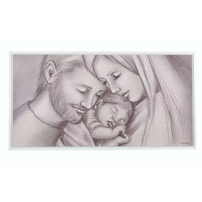 Quadro Grigio Sacra Famiglia Bongelli Preziosi –...