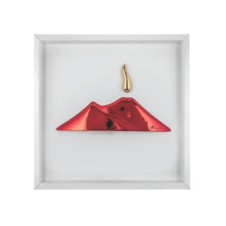 Bongelli Preziosi Quadro Vesuvio rosso 33 × 33 cm