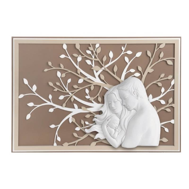 Quadro Albero della Vita con Famiglia Nocciola BONGELLI Preziosi – 105x72 cm
