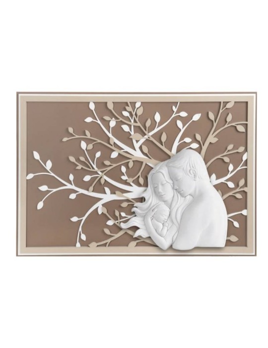 Quadro Albero della Vita con Famiglia Nocciola BONGELLI Preziosi – 105x72 cm
