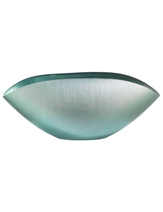 Coppa Burano Sterling Blue 28x14 cm in Cristallo – ONLYLUX