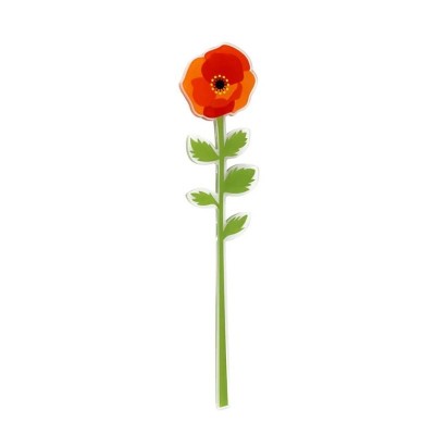Papavero Piccolo Rosso Funny Flowers VESTA HOME – Fiore... 2