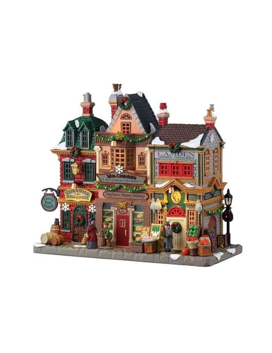 Lemax Mrs. Cratchit's Christmas Shoppes - Edificio Illuminato Caddington Village - Cod. 55314