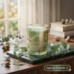 Hervit Creations Candela Botanic verde all'oud 70 g
