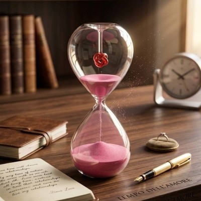 Clessidra Nodo dell'Amore Onlylux in Vetro con Sabbia...
