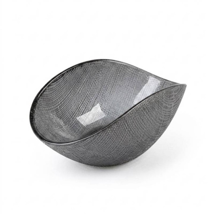 Onlylux Coppa Burano metal gray 20 × 12 cm