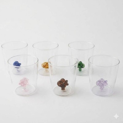 Set 6 Bicchieri “Il Nodo dell’Amore” Onlylux in Vetro... 2