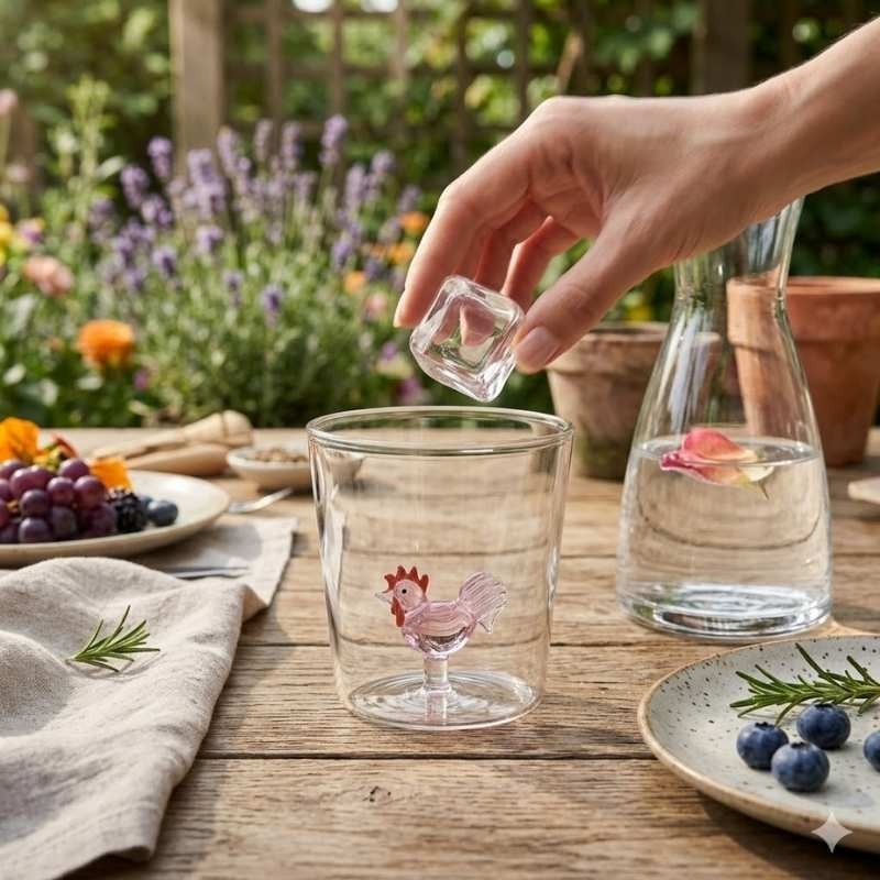 Tumbler Madame Coco Onlylux in Vetro Soffiato – Linea Verre du Monde