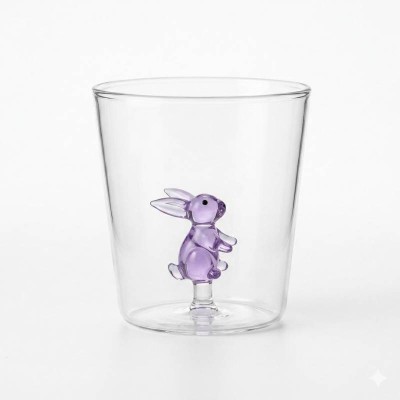 Bicchiere Tumbler in Vetro Soffiato Bubun Onlylux -... 2