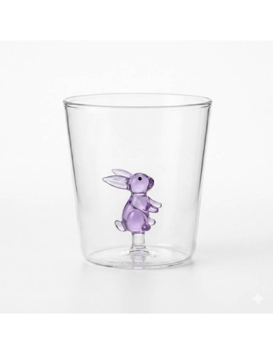 Bicchiere Tumbler in Vetro Soffiato Bubun...