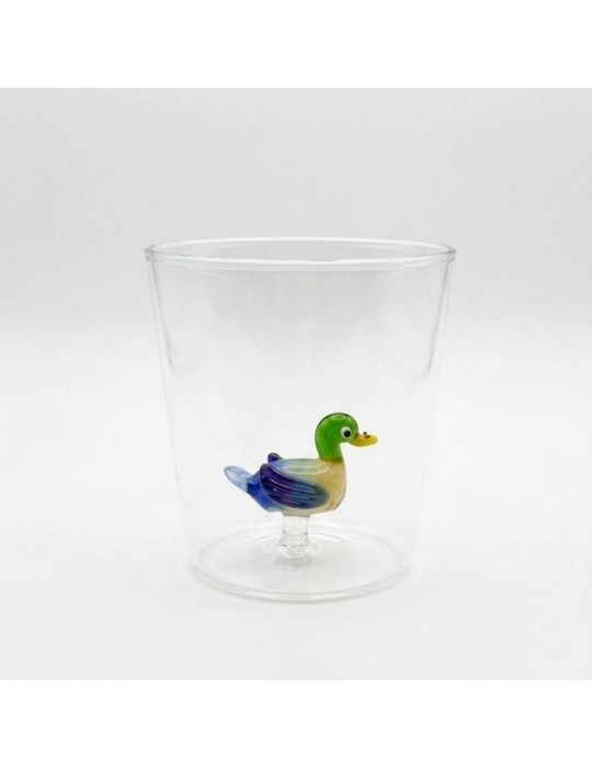 Bicchiere Tumbler in Vetro Soffiato Quaquak...