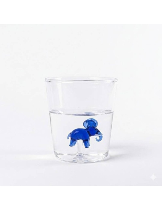 Bicchiere Tumbler in Vetro Soffiato Monsieur...