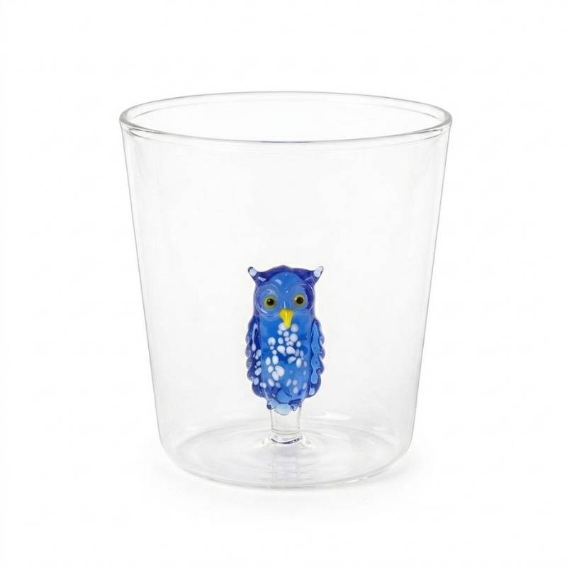 Bicchiere Tumbler in Vetro Soffiato Bubi...