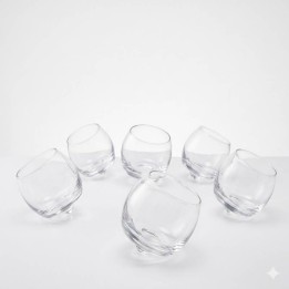 Onlylux Set di 6 bicchierini da liquore basculanti Trottola