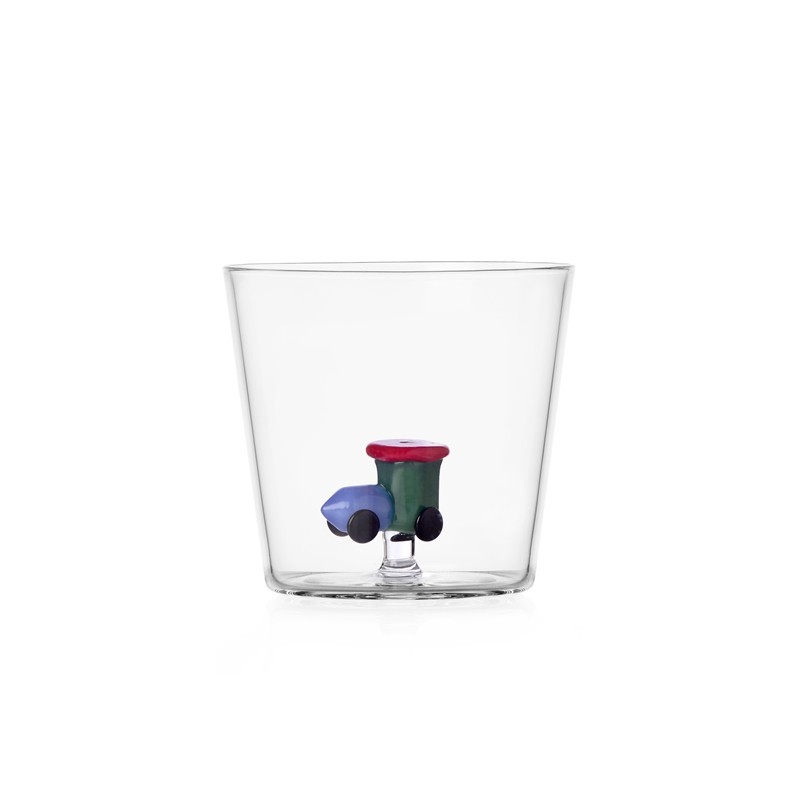 Bicchiere Tumbler Schiaccianoci Trenino Ichendorf Milano - Collezione Natale