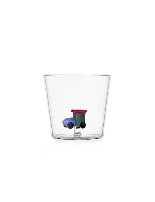 Bicchiere Tumbler Schiaccianoci Trenino Ichendorf Milano - Collezione Natale