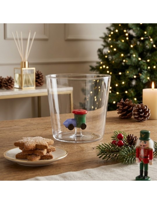 Bicchiere Tumbler Schiaccianoci Trenino...