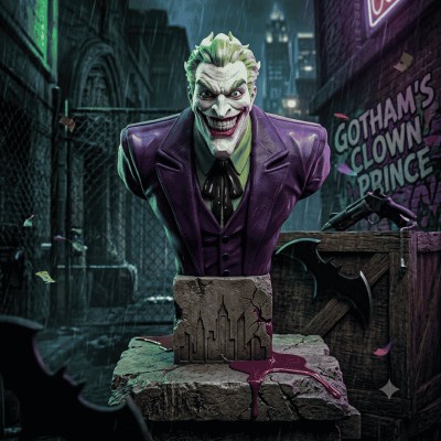 Teca Espositiva d'Autore con Scultura Busto "Joker" in... 2