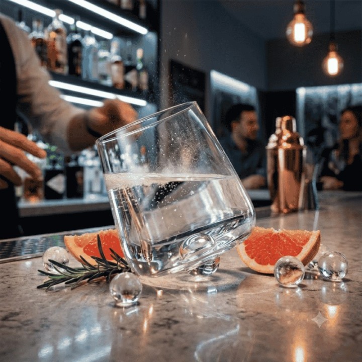 Ichendorf Tumbler Luna inclinabile con punto trasparente