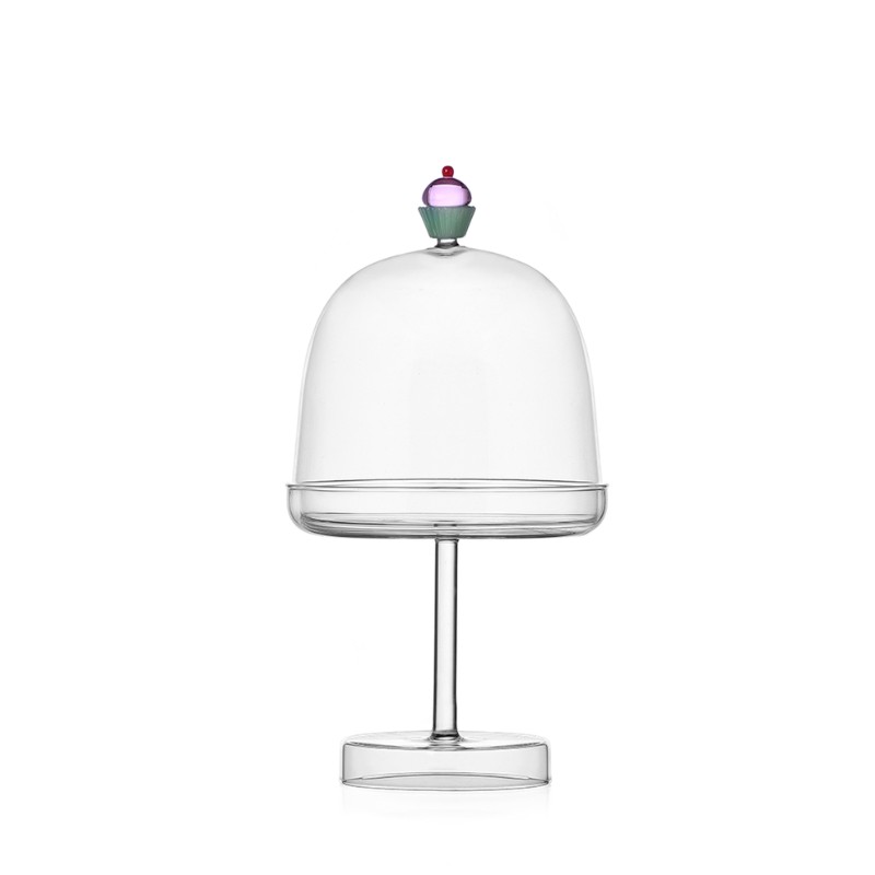 Alzatina Pasticcino Sweet & Candy Ichendorf Milano – Rosa/Clear