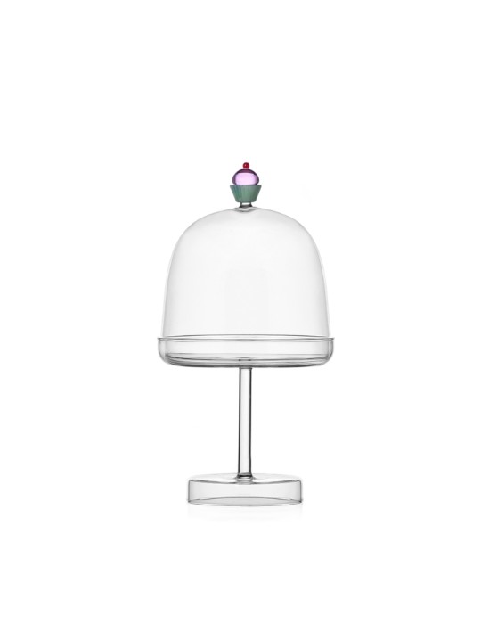 Alzatina Pasticcino Sweet & Candy Ichendorf Milano – Rosa/Clear