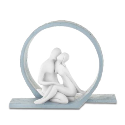 Scultura Coppia Innamorati Abbracciati "Vortice" Bongelli...