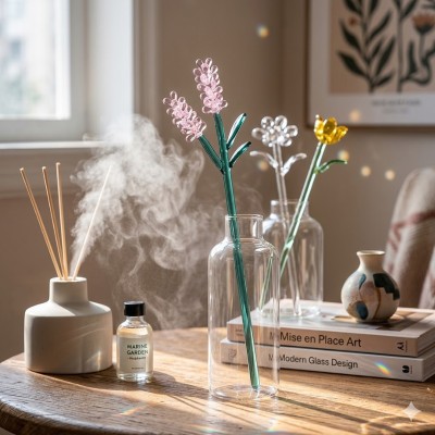 Fiore Decorativo in Vetro Borosilicato "Botanica"... 2