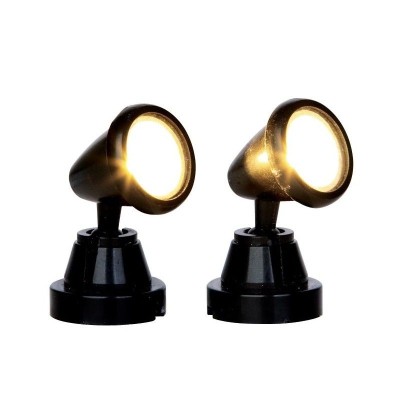 Lemax Round Spot Light - Set di 2 Micro Faretti...