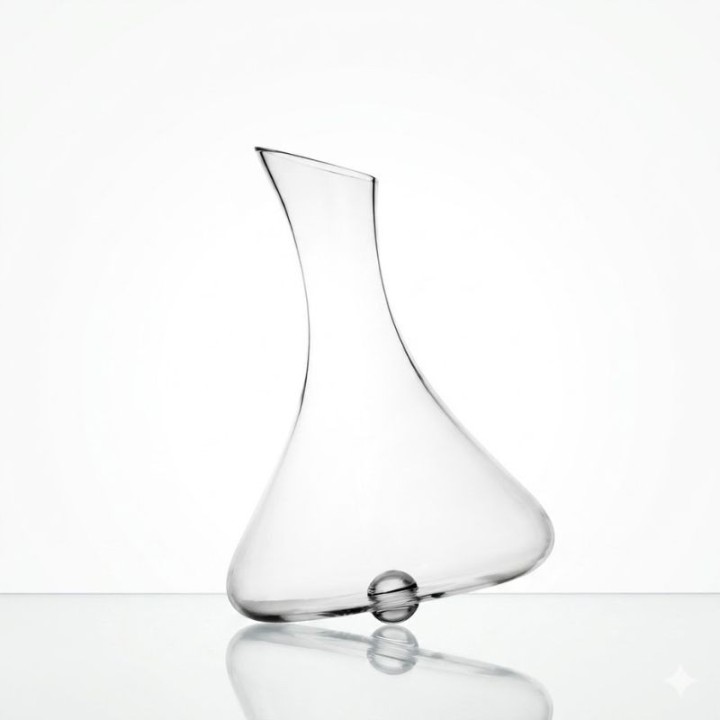 Ichendorf Milano Decanter Luna inclinabile trasparente