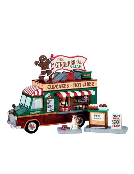 Lemax The Gingerbread Man - Set di 3 Personaggi per Scene Natalizie (Cod. 63278)