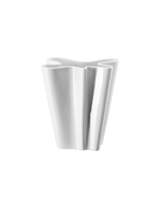 Vaso Flux Weiss Rosenthal in Porcellana – h 25 cm