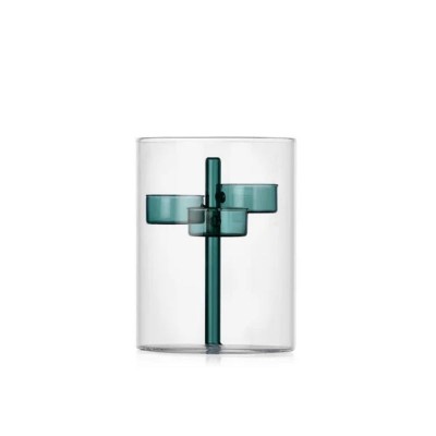 Porta Tealight e Vaso Iris 3 Candele Petrolio Ichendorf...
