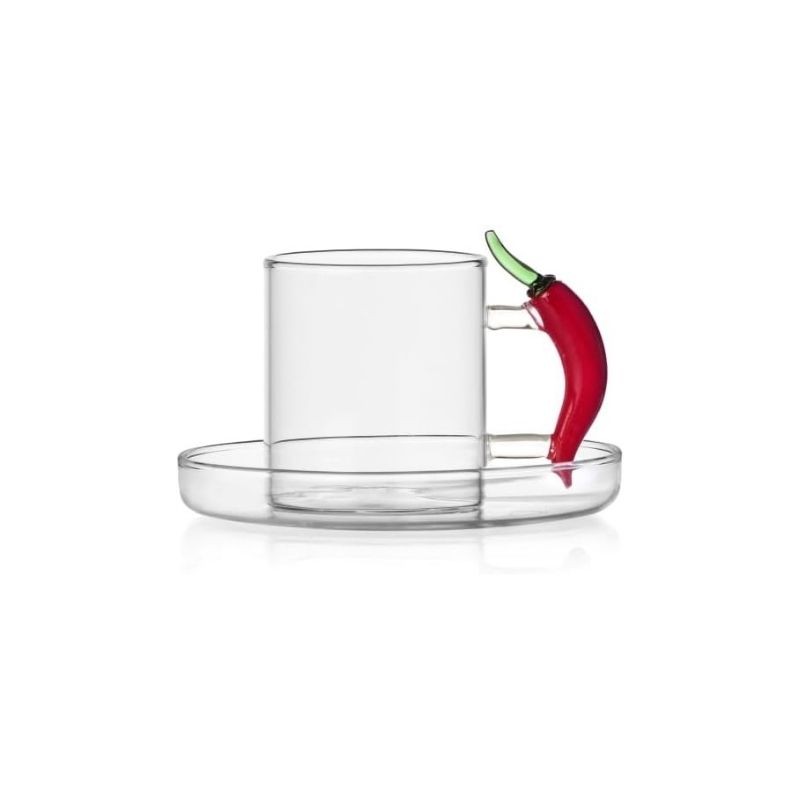 Tazzina Caffè Peperoncino Vegetables Ichendorf Milano in Vetro Borosilicato