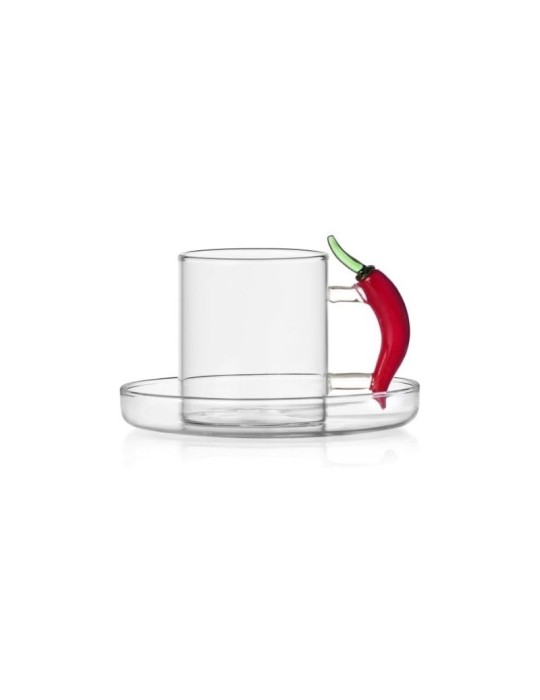 Tazzina Caffè Peperoncino Vegetables Ichendorf Milano in Vetro Borosilicato