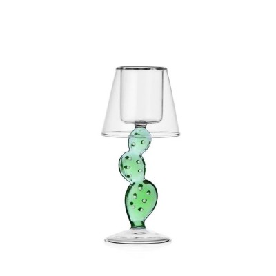 Porta Candele Desert Plants Tealight Cactus Verde...