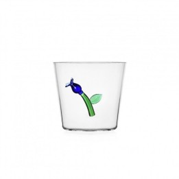Ichendorf Milano Tumbler Botanica con fiore blu da 35 cl
