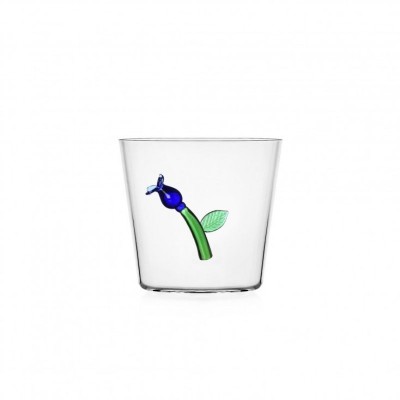 Bicchiere Tumbler Botanica Fiore Blu Ichendorf Milano in...