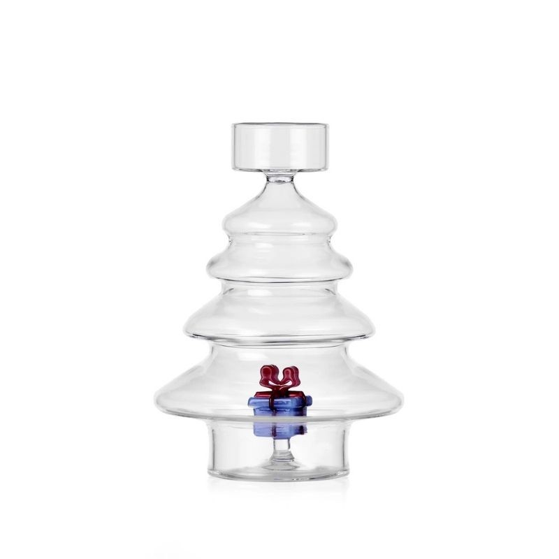 Porta Candele Tealight Regalo Azzurro Christmas Tales Ichendorf Milano