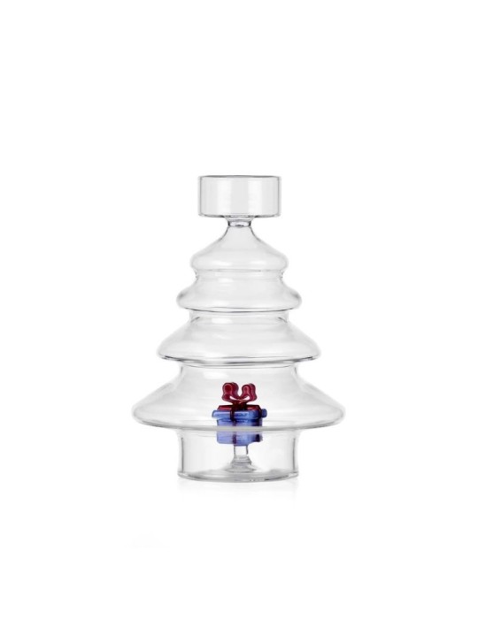 Porta Candele Tealight Regalo Azzurro Christmas Tales Ichendorf Milano