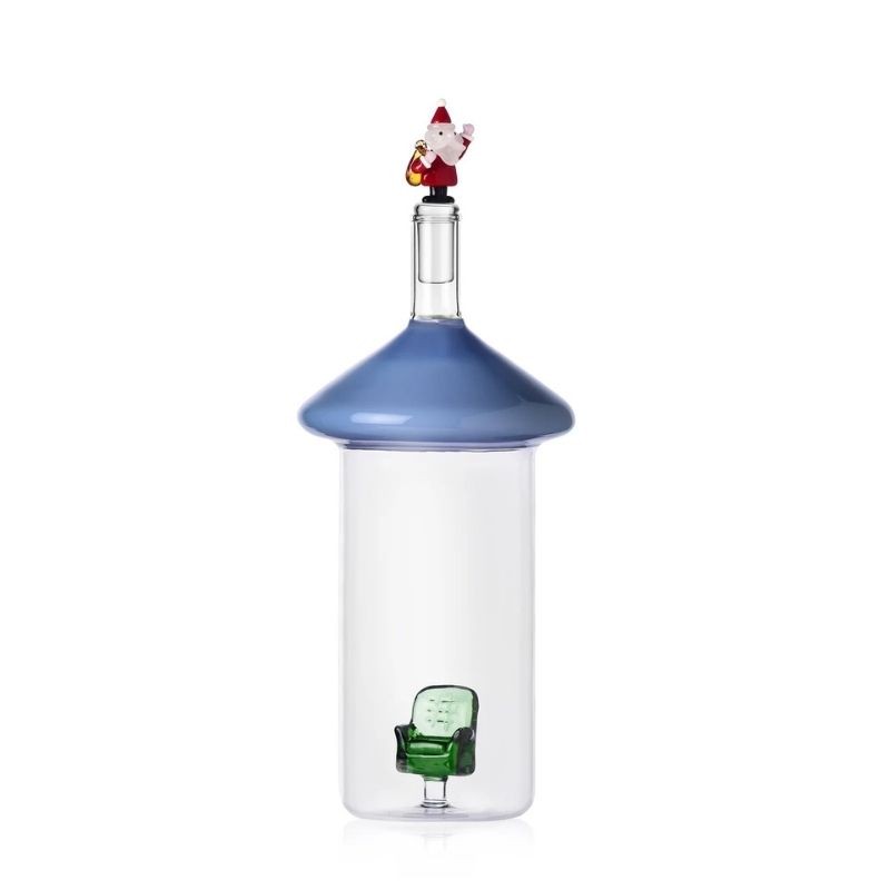Bottiglia Babbo Natale & Sofà Ichendorf Milano in Vetro Borosilicato